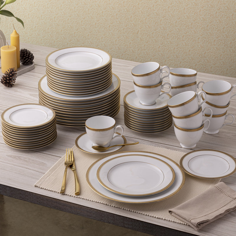 Noritake Charlotta 60-Piece Dinnerware Set, Service for 12